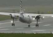 Storm Barney Forces Plane Into Bumpy Landing