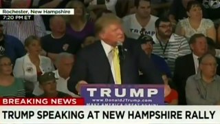 Trump Responds to Man Saying Obama Is a Muslim During NH Q&A