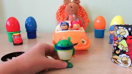 Team Umizoomi Birthday Milli Geo Bot UmiCar nickjr kinder surprise eggs умизуми
