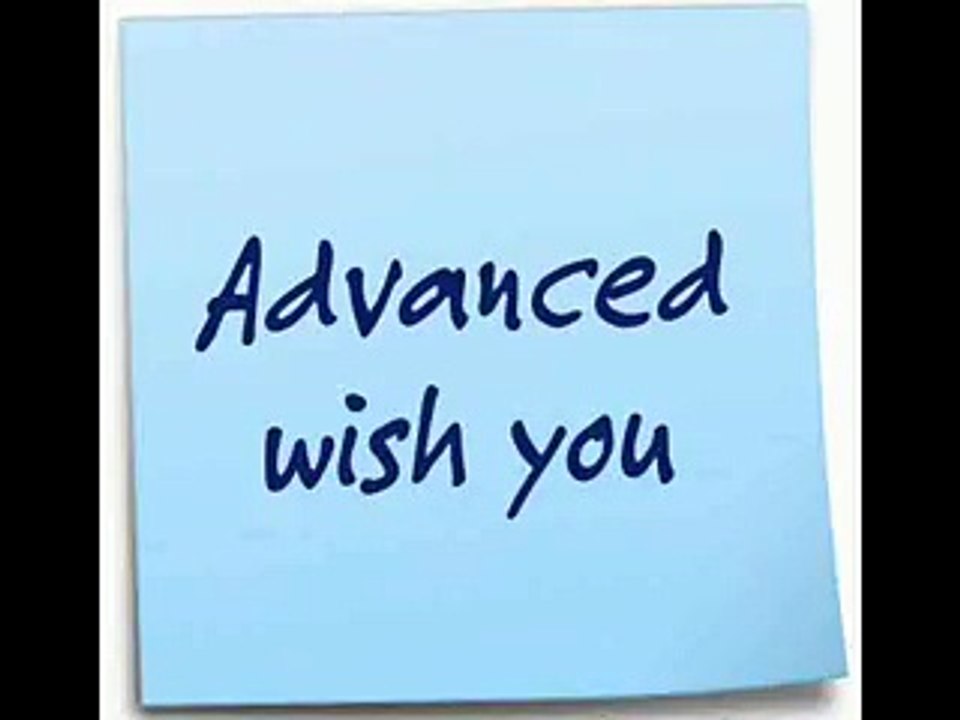 Advance Wish You
