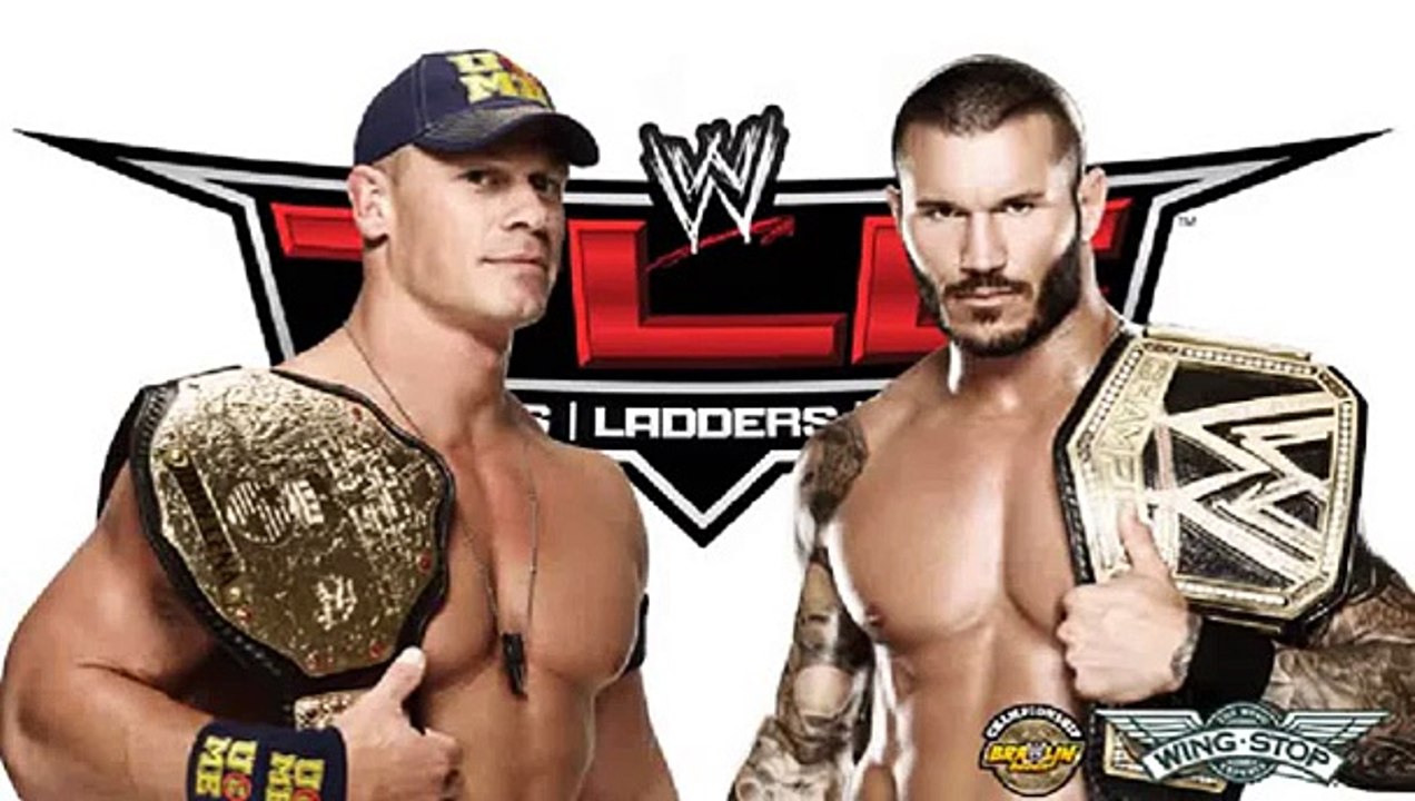 WWE TLC 2013 John Cena vs Randy Orton (WORLD CHAMPION vs WWE CHAMPION)
