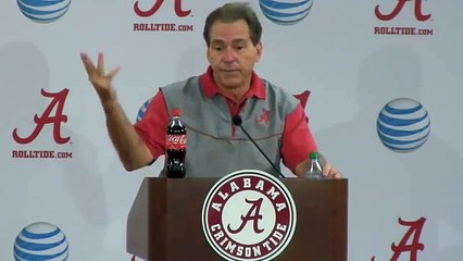 Nick Saban gets fired up spews profanity about overlooking Charleston Southern