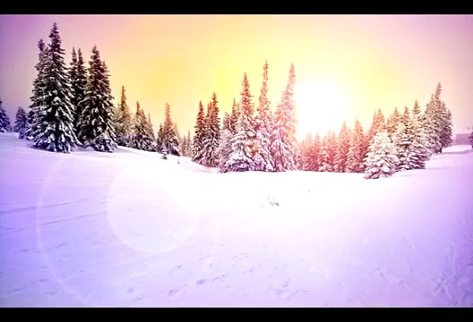 Волшебная музыка зимы. Падал снег Music Sergey Chekalin. Very beautiful music!