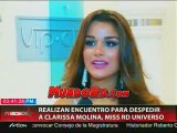 Despedida a la Miss RD Clarissa Molina a Miss universo 2015 (DECLARACIONES)