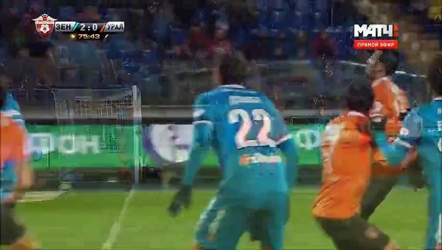2-0 Garay Goal Russia Premier Liga - 21.11.2015, Zenit 2-0 FK Ural
