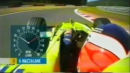 Gaston Mazzacane, On Board Minardi M02, Gp del Belgio, SPA 2000