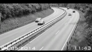 Teleportation car Disappears from Highway