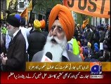 Sikhs in London protest desecration of Sri Guru Granth Sahib in India