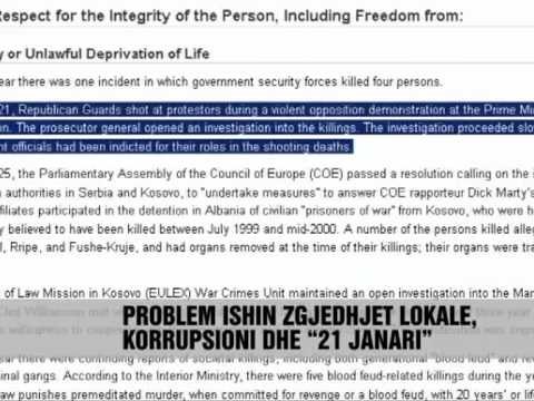 Raporti i DASH për Shqipërinë - Vizion Plus - News - Lajme