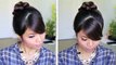 Knotted Hair Bun Updo Hairstyle for Long Hair Tutorial