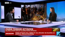 France 24 anchor says Paris' last night attacks were staged.