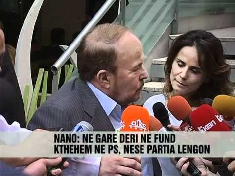 Fatos Nano takon Arvizun - Vizion Plus - News - Lajme