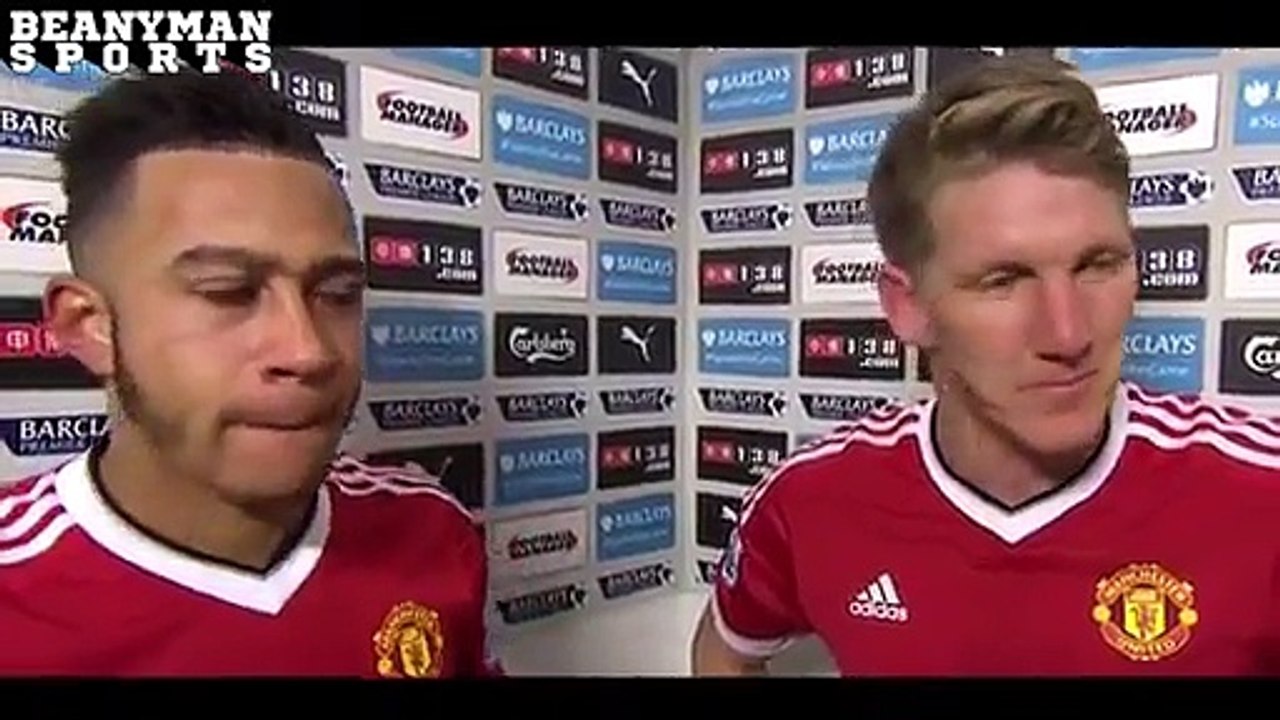 Watford 1-2 Manchester United - Memphis Depay & Bastian Schweinsteiger Post Matc