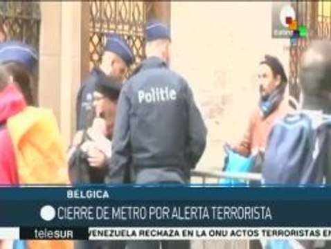 Bélgica: Bruselas cierra el metro por alerta terrorista