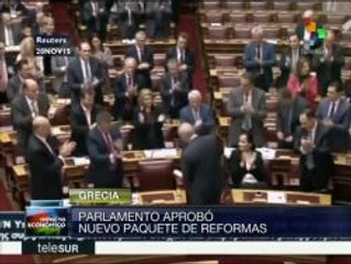 Grecia: Parlamento aprueba nuevo paquete de reformas