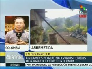 Colombia: Fuerte presencia de cuerpos de seguridad en Argelia