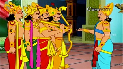 Duryodhana In Mahabharat | Telugu Story | Cartoon For Kids | Part1 | Bommarillu
