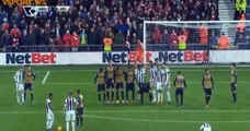 James Morrison Goal 1-1 | West Bromwich Albion vs Arsenal (21.11.2015)