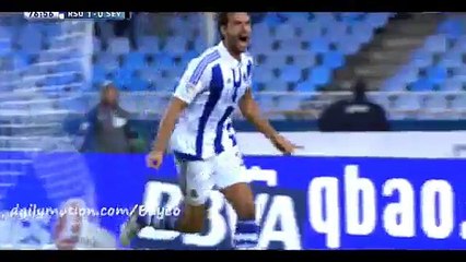 Goal Prieto - Real Sociedad 2-0 Sevilla - 21-11-2015