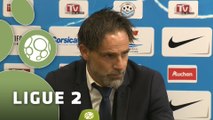 Conférence de presse Tours FC - Evian TG FC (2-1) : Marco SIMONE (TOURS) - Safet SUSIC (EVIAN) - 2015/2016
