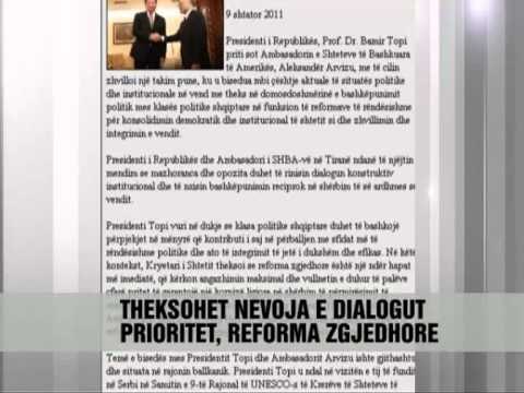 Arvizu ne zyren e presidentit- Vizion Plus - News - Lajme