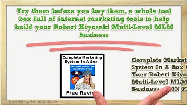 Free Trial Marketing Lead Tools For Robert Kiyosaki Multi-Level MLM Business