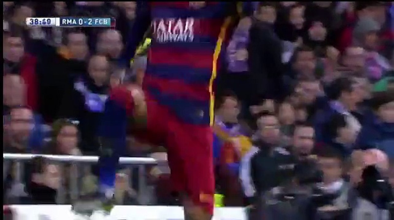 Neymar gole 0-2 réal Madrid vs Barcelona by goldfinger