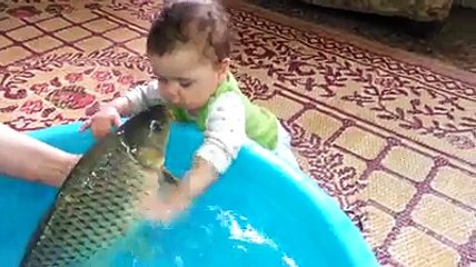 Little Baby Vs Fish Kissing Scene