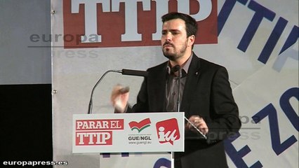 Alberto Garzón alerta sobre el TTIP