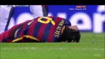 Cristiano Ronaldo injury  Dani Alves  Real Madrid - Barcelona 21.11.2015 HD
