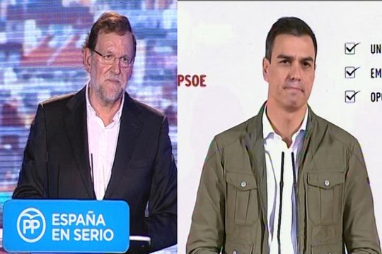 Rajoy y Sánchez optimistas de cara a las elecciones