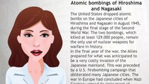 Atomic bombings of Hiroshima and Nagasaki