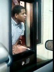 Mean McDonald&#039;s worker in Detroit tricks homeless man