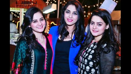 maya ali in aimen and minal's birthday party-aimen-minal khan