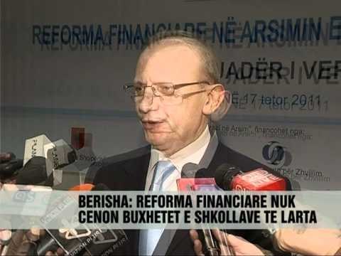 Berisha: Do mbështesim universitetet private - Vizion Plus - News - Lajme
