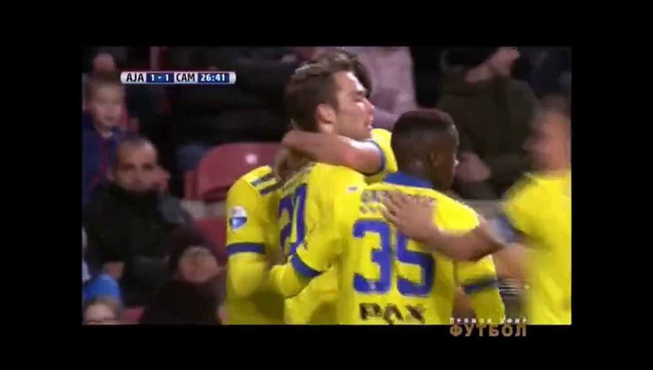 1-1 Sander van de Streek Goal Holland Eredivisie - 21.11.2015, AFC Ajax 1-1 SC Cambuur
