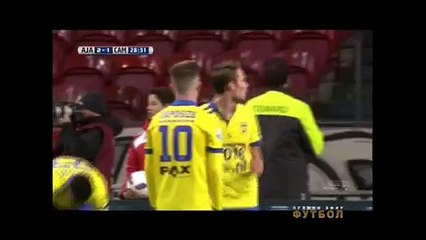 2-1 Arkadiusz Milik Goal Holland Eredivisie - 21.11.2015, AFC Ajax 2-1 SC Cambuur