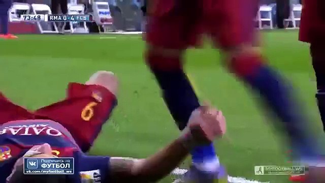 Luis Suarez Second Goal Gol - Real Madrid vs Barcelona 0-4 La Liga 2015 HD