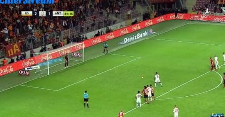 (Penalty) Eto'o S. Goal - Galatasaray 2 - 2 Antalyaspor - 21/11/2015