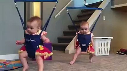 whatsapp funny movement # cute babys playing in house@whatsapp video |