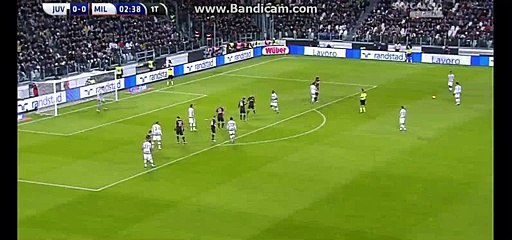 Juventus Super Free Kick Chance - Junventus vs Milan - 21-11-2015