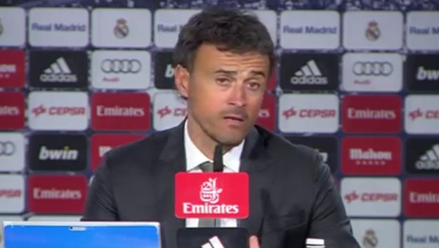 La joie contenue de Luis Enrique après le Clasico