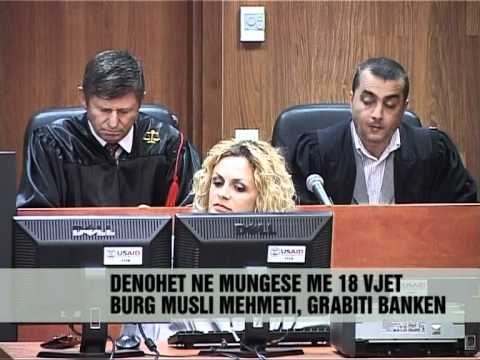 Dënohet grabitësi i bankës - Vizion Plus - News - Lajme