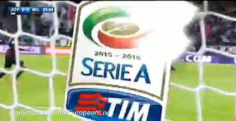 Gianluigi Donnarumma Fantastic Save - Juventus vs AC Milan - 21.11.2015