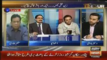 Hot debate between Kashif abbasi and javed chaudhry