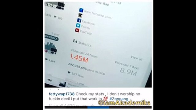 Fetty Wap Says He Got Success By Hard Work Not Devil Worshiping & his Engineer Show Proof from '679'