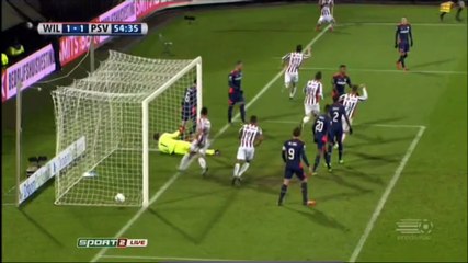 Erik Falkenburg Goal - Willem II 1 - 1	PSV - 21/11/2015