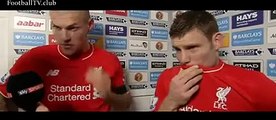 Manchester City vs Liverpool 1-4 ● Martin Skrtel & James Milner Post Match Interview