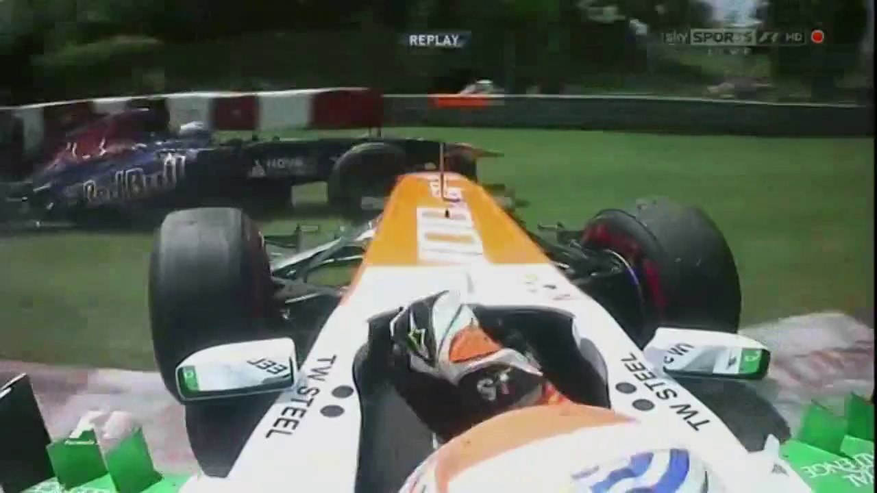 Sutil Spins in Canada 2013