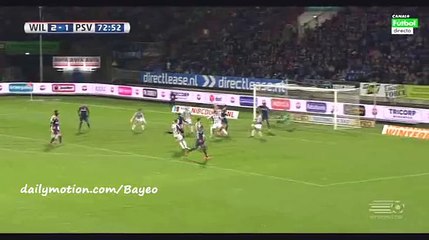 de Jong Goal - Willem II 2-2 PSV - 21-11-2015